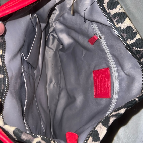 COACH 5 Piece…Purse..wallet..change bag..makeup bag..tablet case. Cheetah Print - Picture 13 of 15